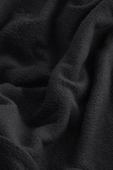 Black fleece pyjama bottoms 2025
