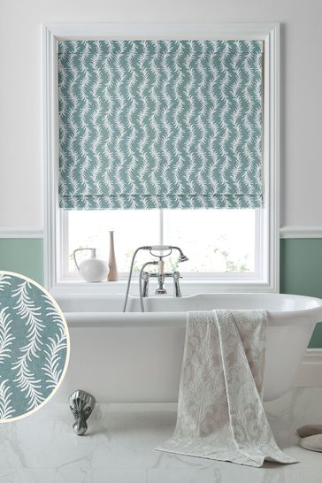 Blue Dee Made to Measure Roman Blinds