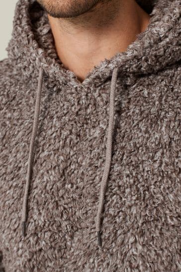 Borg overhead hoodie top