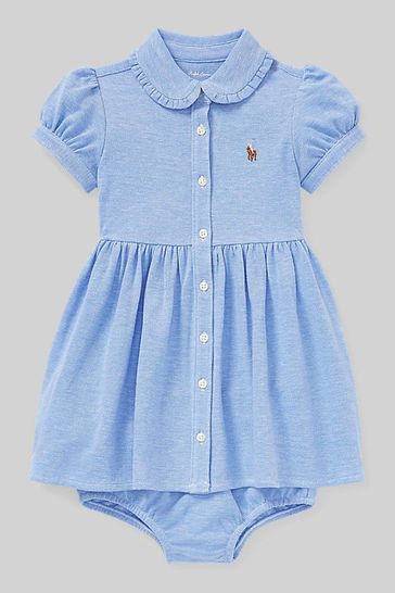 Polo Ralph Lauren Baby Short Sleeve Logo Shirt Dress