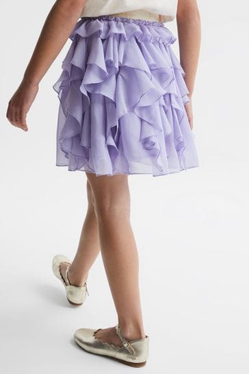 Mini ruffle deals tulle skirt