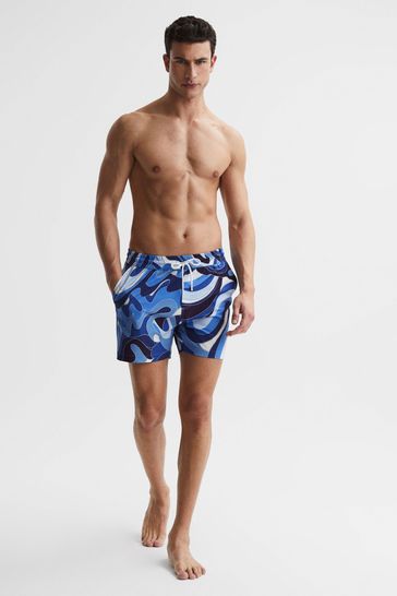 California swim shorts blue discount