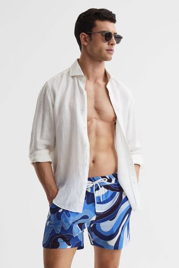 California swim shorts blue discount
