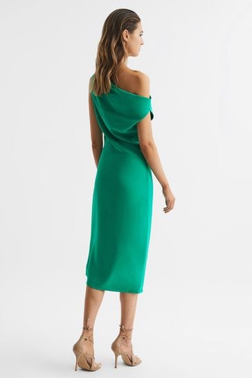 Reiss emerald green sales dress