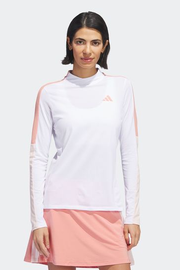 adidas Golf Made With Nature Mock Neck Long-Sleeve Top