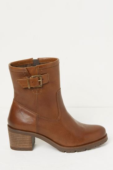 Fat face tan ankle boots outlet