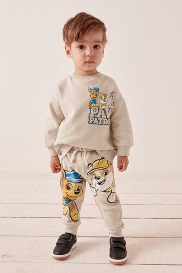 Buy Neutral Cream Paw Patrol Sweatshirt and Jogger Set 3mths 8yrs from Next Estonia