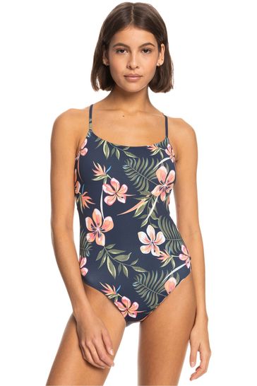 Roxy Into The Sun Floral Print Swimsuit
