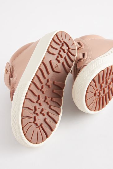Buy Pink Standard Fit F High Top Trainers from Next Canada
