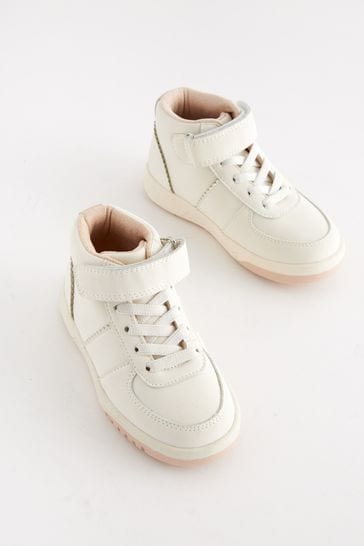 Boys white hi discount tops