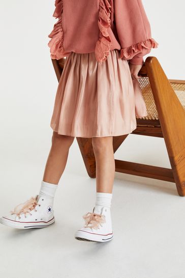Next pink metallic skirt new arrivals