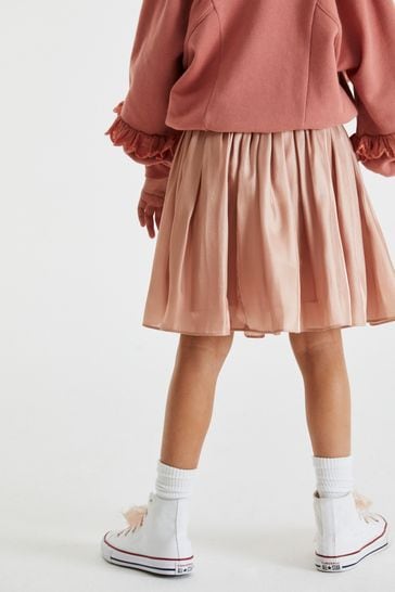 Pink Metallic Skirt 3 16yrs