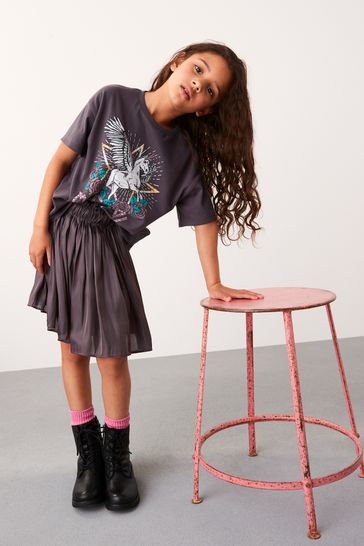 Metallic juniors skirt store