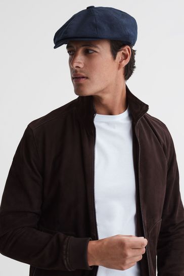 Navy baker boy online cap