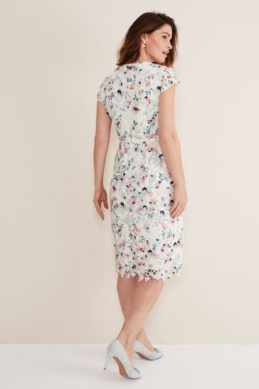 Phase eight cream shop floral dress