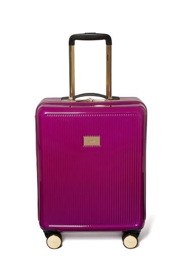Dune London Pink Olive 55cm Cabin Suitcase