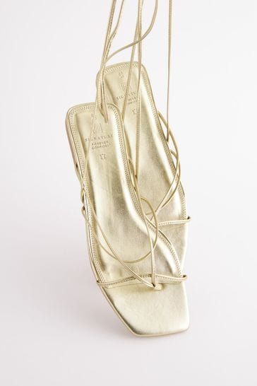Leather on sale ankle sandals