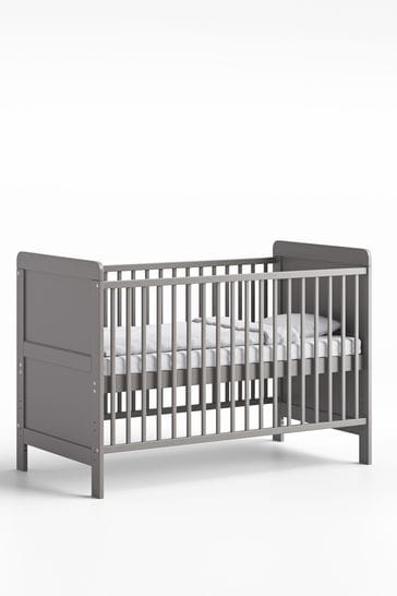 Little acorns sleigh cot deals bed grey