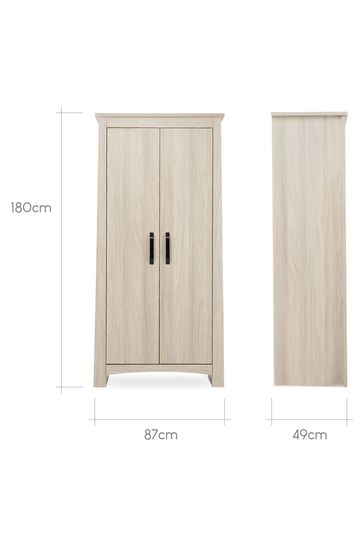 Buy Cuddleco Ash Isla 2 Door Nursery Wardrobe from Next Ireland