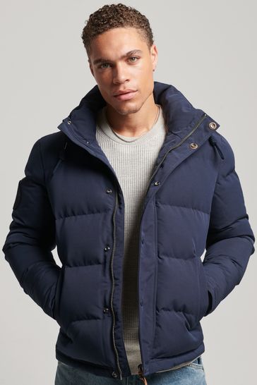 Superdry navy hotsell padded jacket