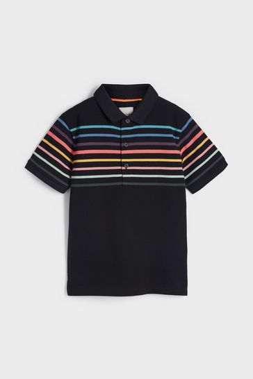 paul smith artist stripe polo