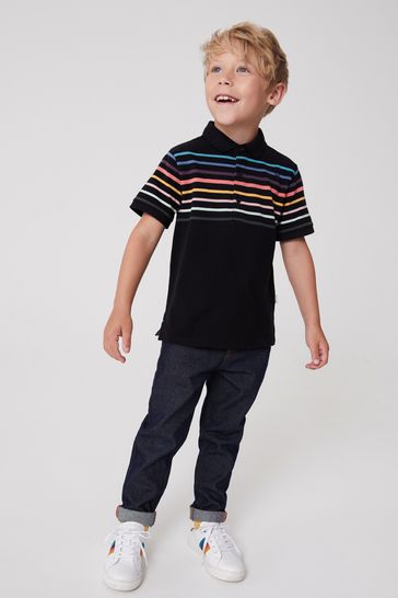 Paul smith artist deals stripe polo shirt