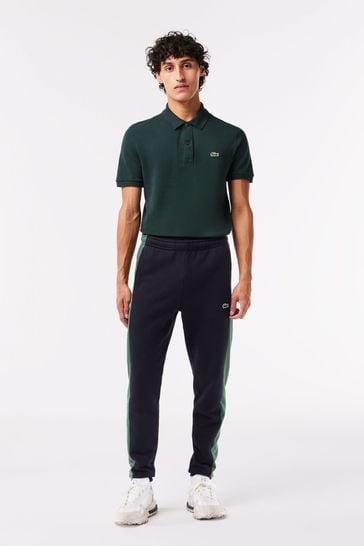 Green lacoste joggers hot sale