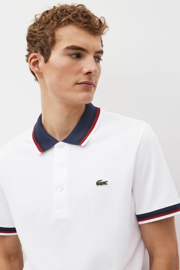 Buy Lacoste Contrast Collar Polo Shirt from Next Bahrain