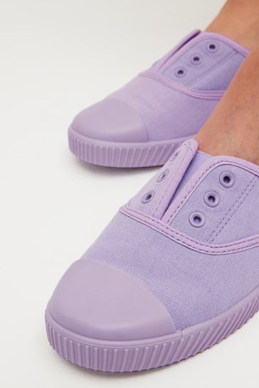 Lavender canvas shoes deals