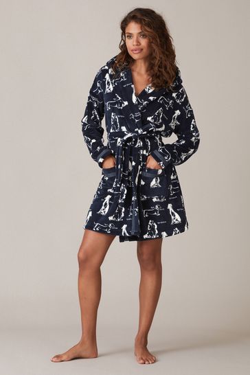 Ted baker navy dressing gown new arrivals