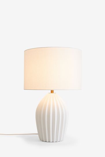 Next white on sale table lamp