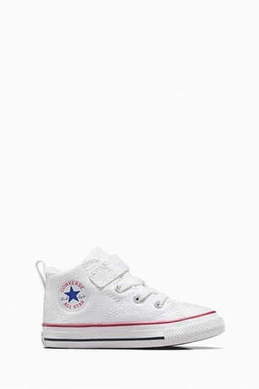 Converse White Malden Street Infant Trainers