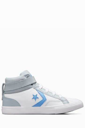 from USA Sport Buy Converse White/Blue Pro Remastered Trainers Next Youth Strap Blaze