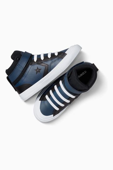 Buy Converse Navy Remastered Blaze Pro Next 1V Junior from Trainers Sport USA