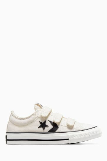 Converse White Junior Star Player 76 3V Easy On Trainers