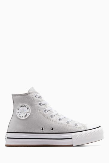 Converse Silver Eva Lift Youth Trainers