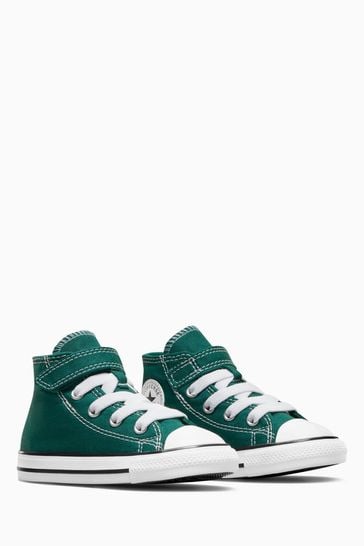 Infant top green converse