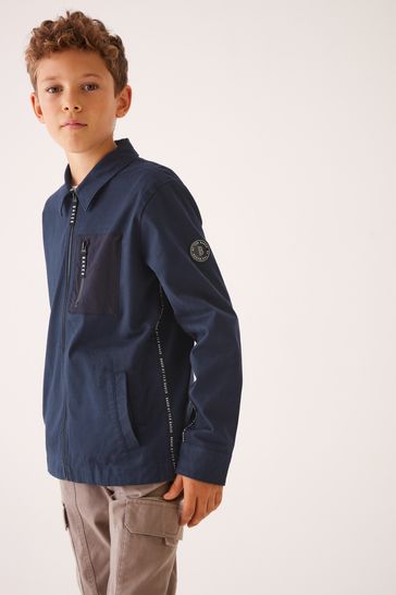 Buy Baker by Ted Baker Navy Shacket from Next Denmark