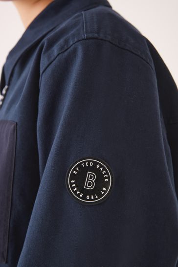Buy Baker by Ted Baker Navy Shacket from Next Denmark