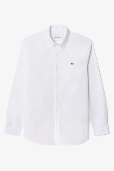Lacoste poplin shirt clearance