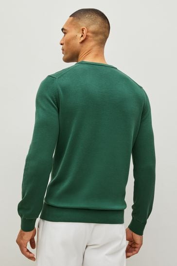 Lacoste discount jumper green