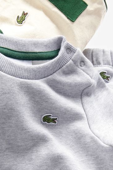 Buy Lacoste Grey Layette Gift Set from Next USA