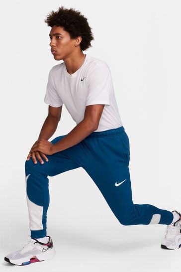 Buy Nike Blue Dri Fit Tapered Fitness Joggers from Next Luxembourg