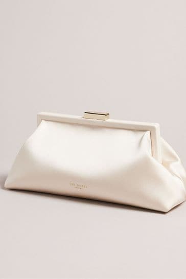 Cream clutch hot sale bag sale