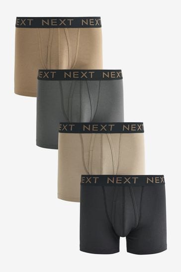 Neutral/Tan A-Front Boxers