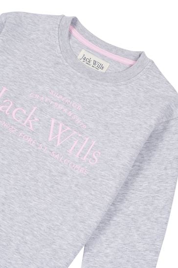 Jack wills cheap grey sweatshirt