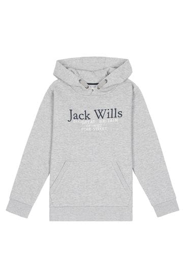 Jack wills shop grey hoodie