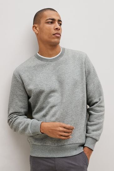 Mock crew neck clearance