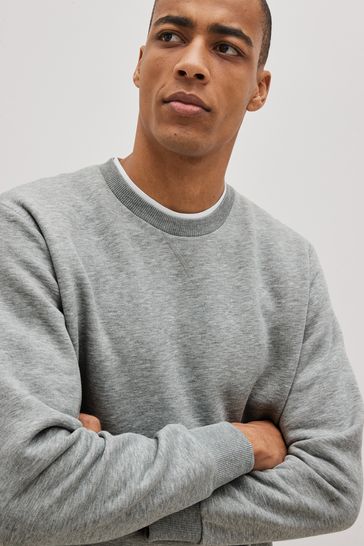 Mock crew neck discount