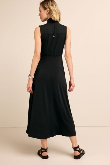 High neck on sale sleeveless gown